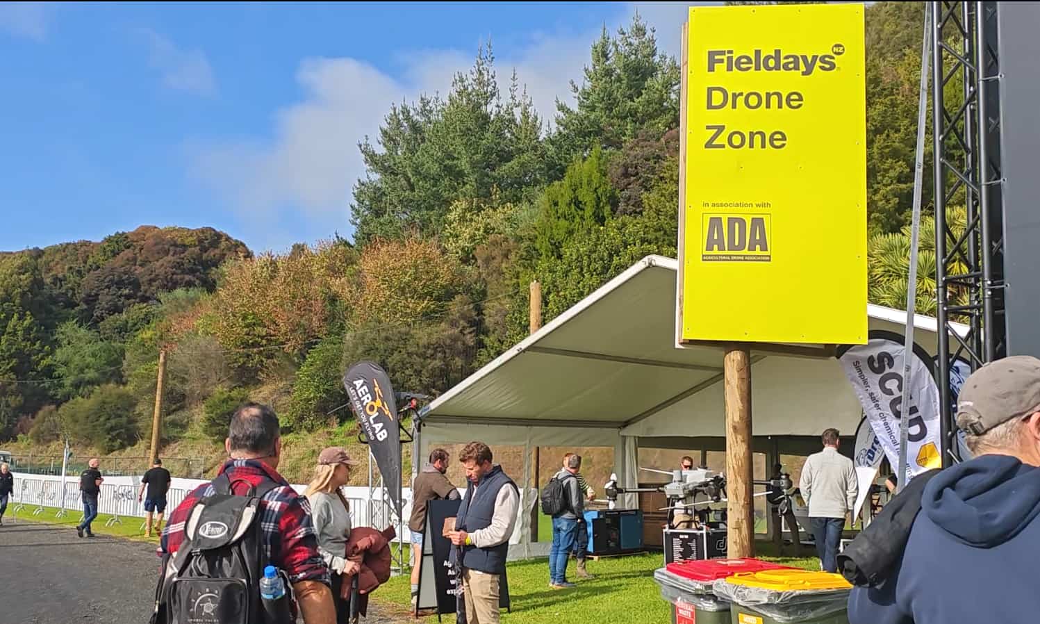Soluções de drones agrícolas TopXGun apresentadas na Fieldays 2025 na Nova Zelândia