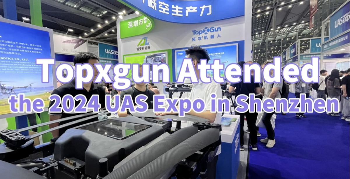 Shenzhen UAS Expo 2024 e produtos de drones Topxgun