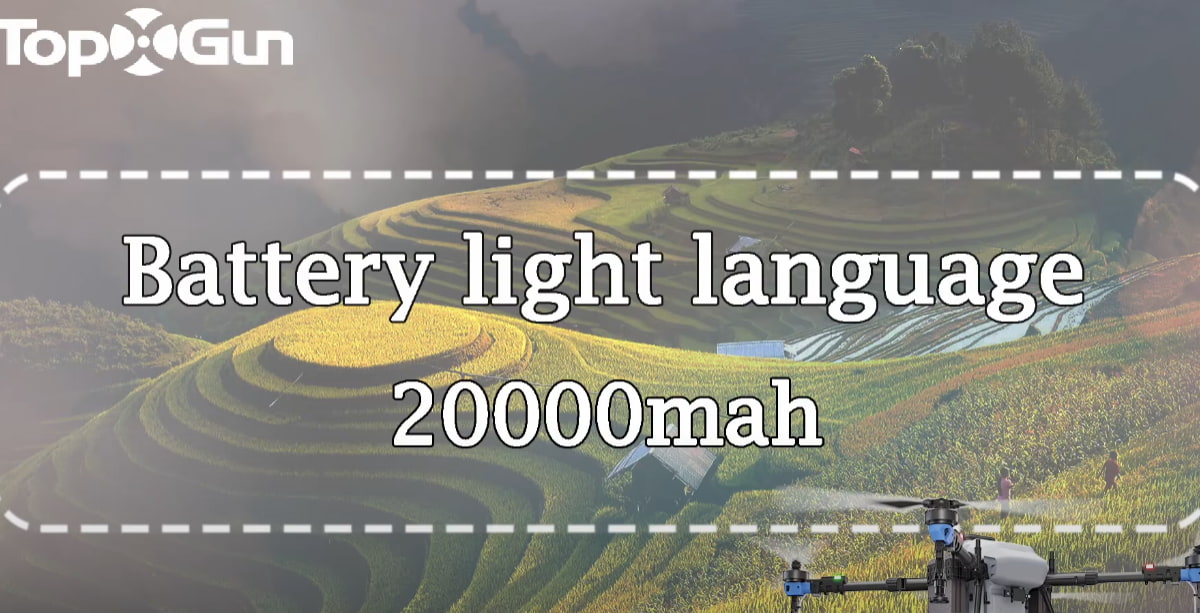 Topxgun Tutorial | Battery Light Language - 20000mAh Drone Batteries
